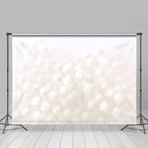 Aperturee - Aperturee Dreamy Floral And White Bokeh Photography Backdrop